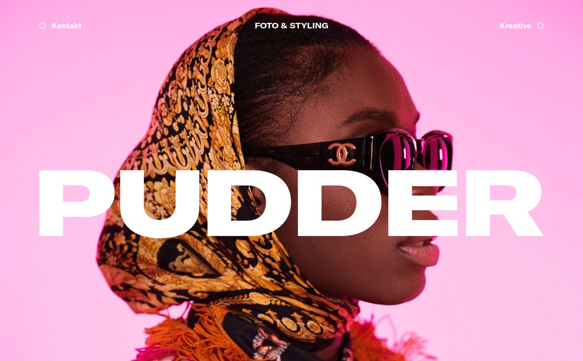 Web Design Inspiration - Pudder Agency