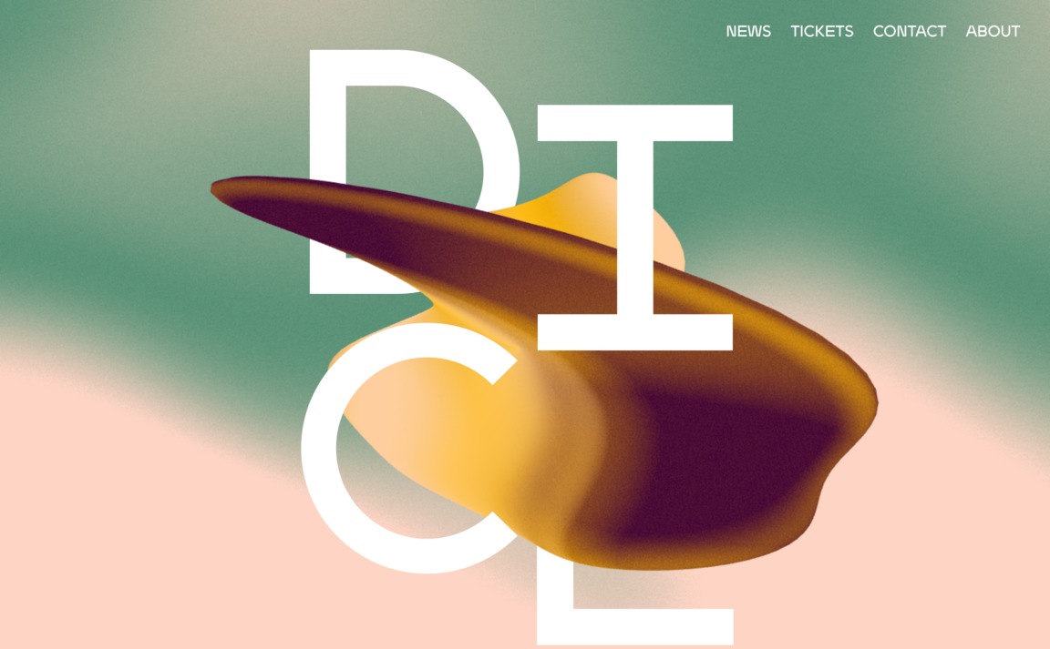 Web Design Inspiration - DICE Conference + Festival