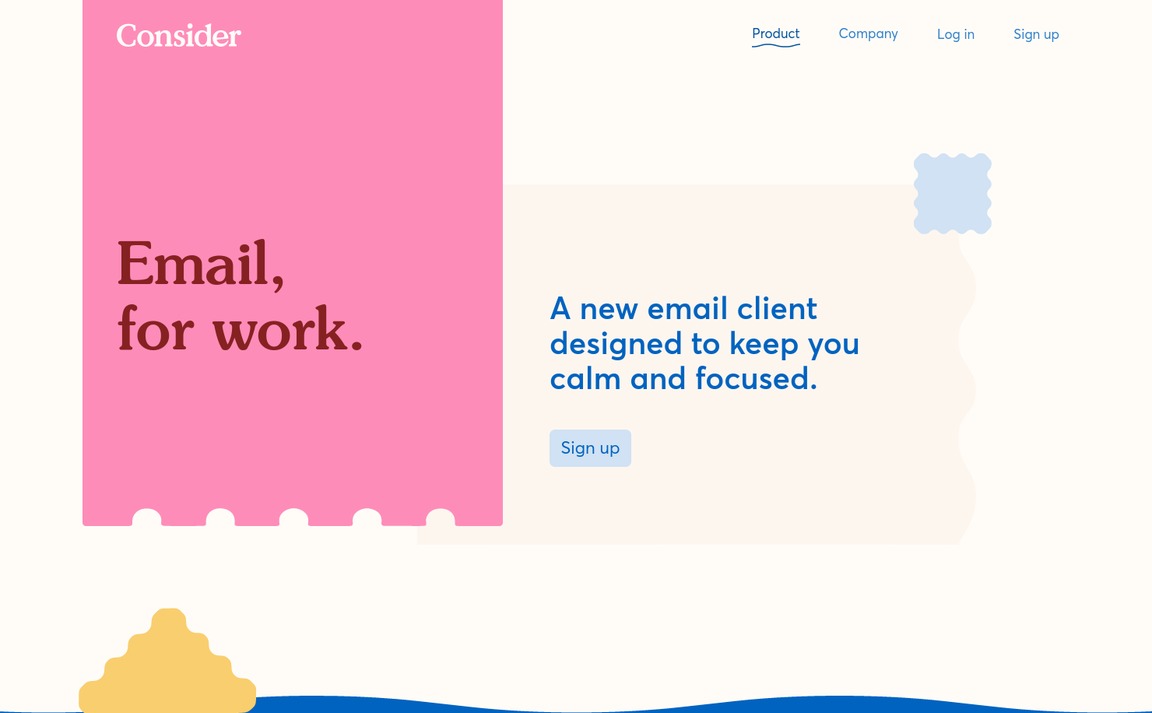 Web Design Inspiration - Consider