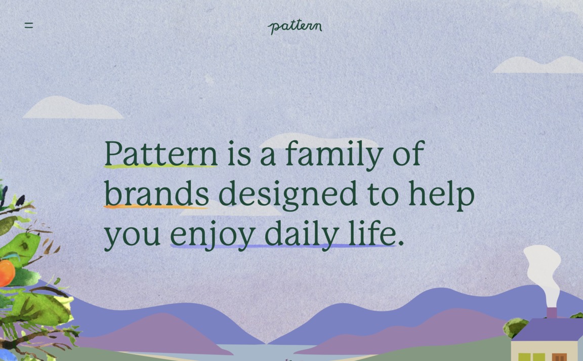 Web Design Inspiration - Pattern Brands