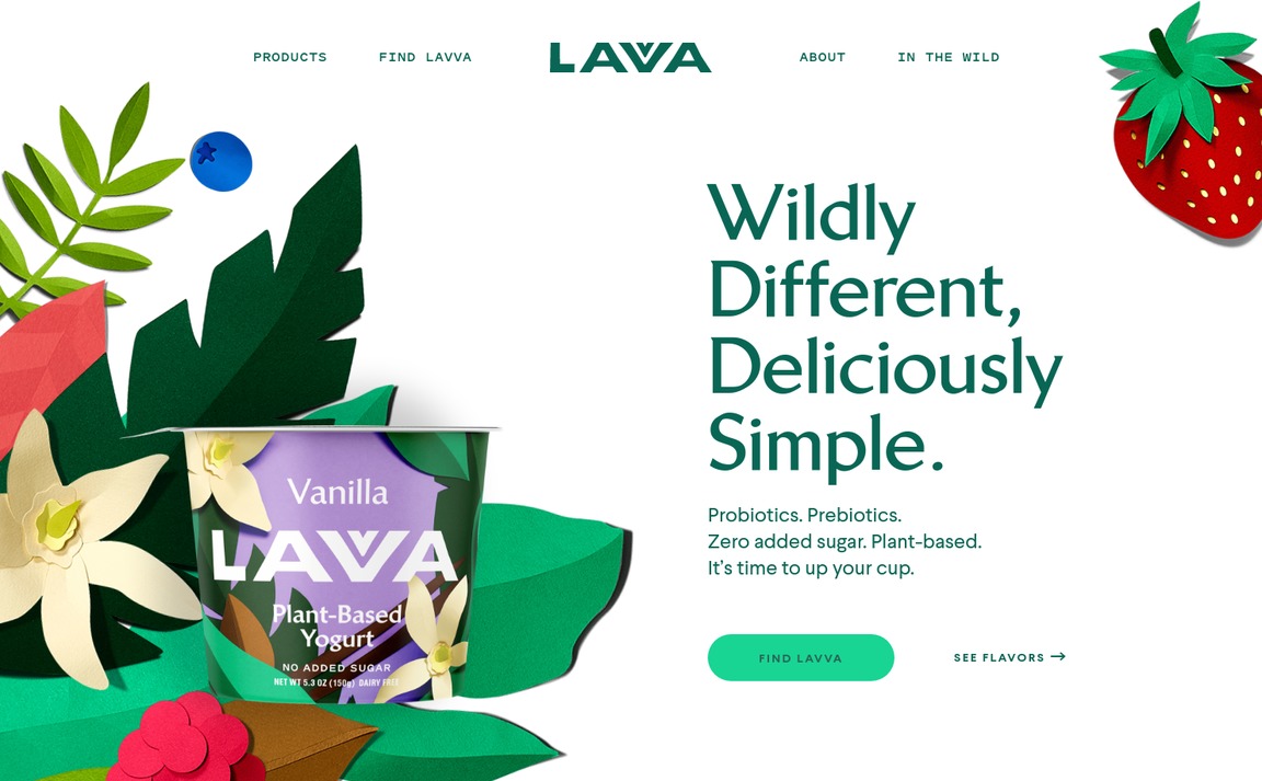 Web Design Inspiration - Lavva