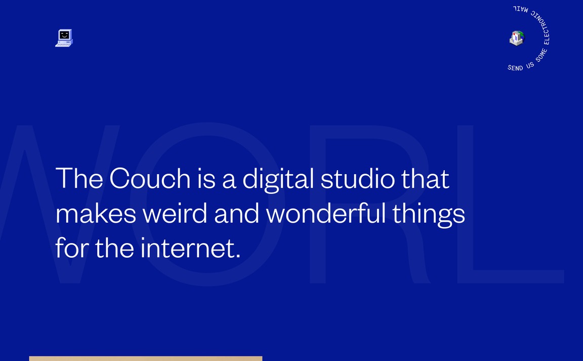 Web Design Inspiration - The Couch
