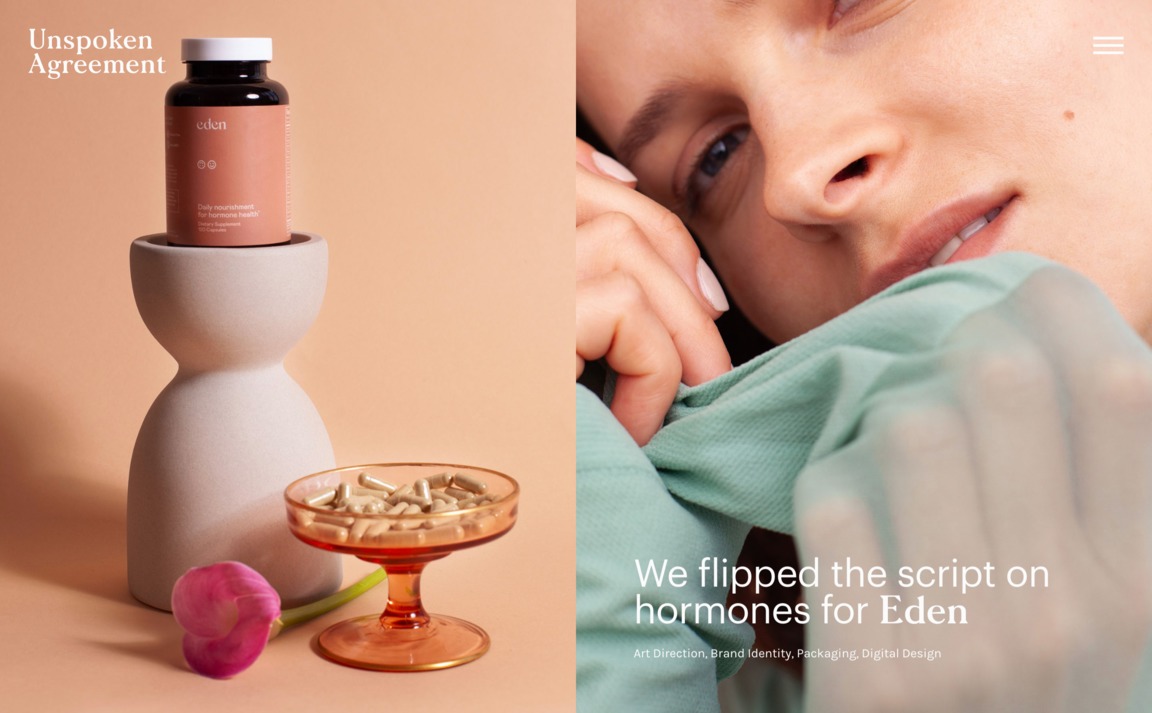 Web Design Inspiration - Unspoken Agreement