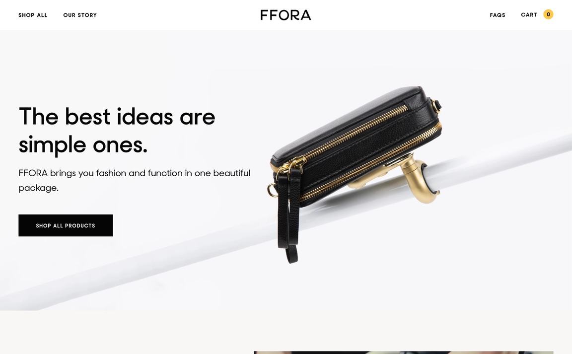 Web Design Inspiration - Ffora