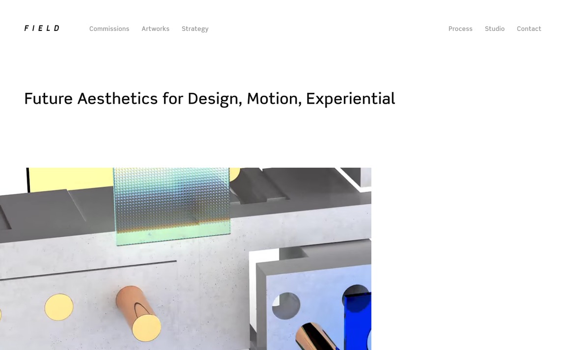Web Design Inspiration - Field