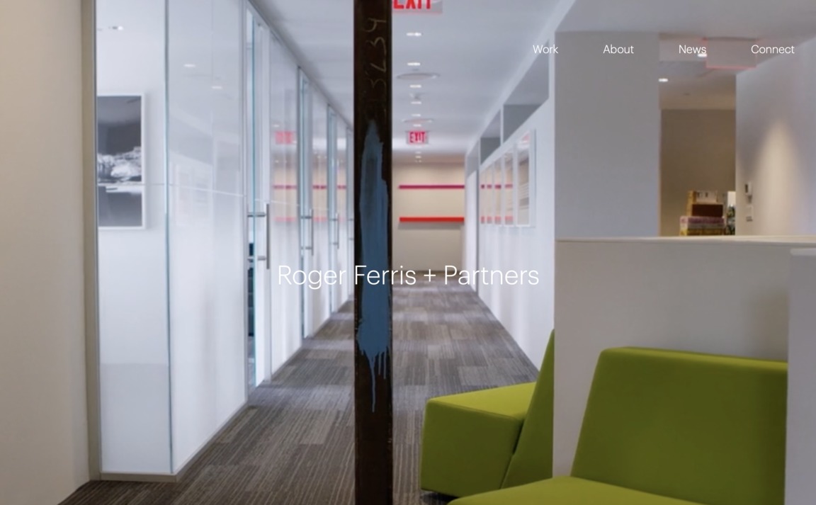 Web Design Inspiration - Roger Ferris + Partners