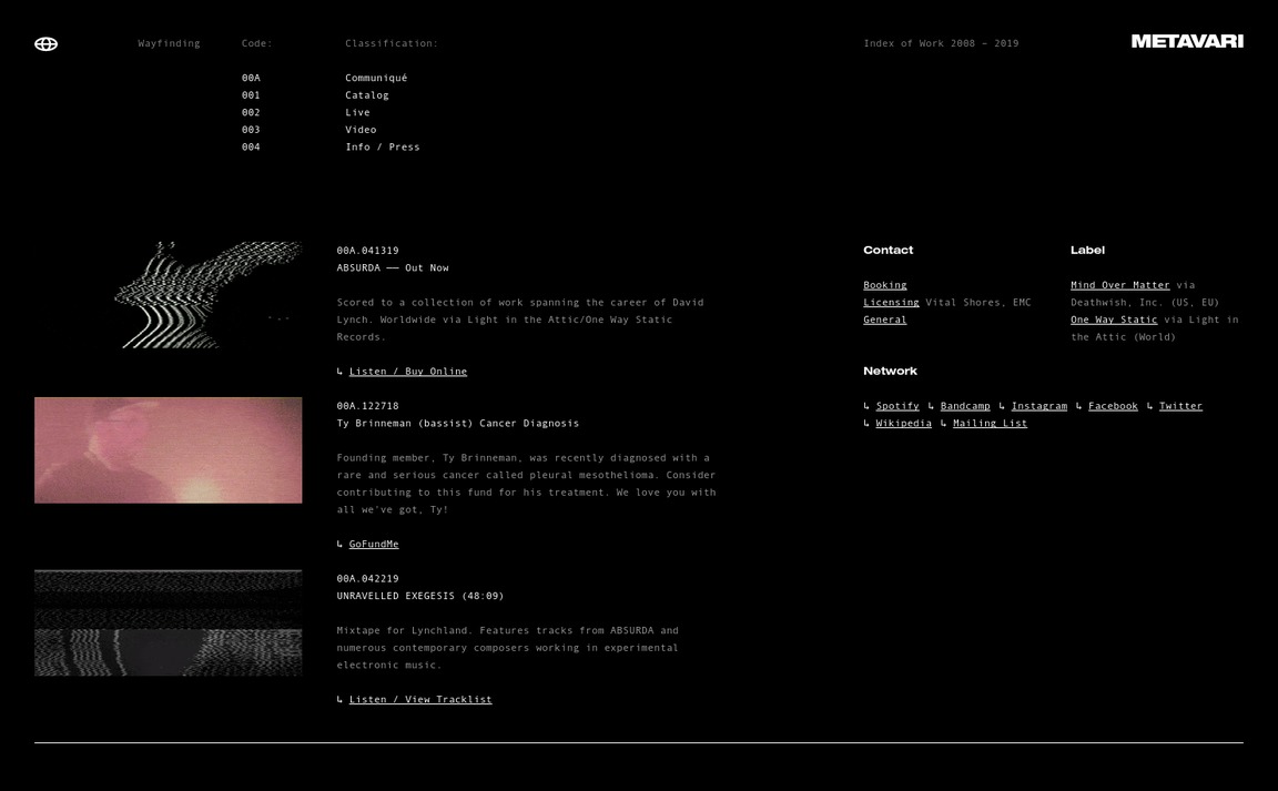 Web Design Inspiration - Metavari