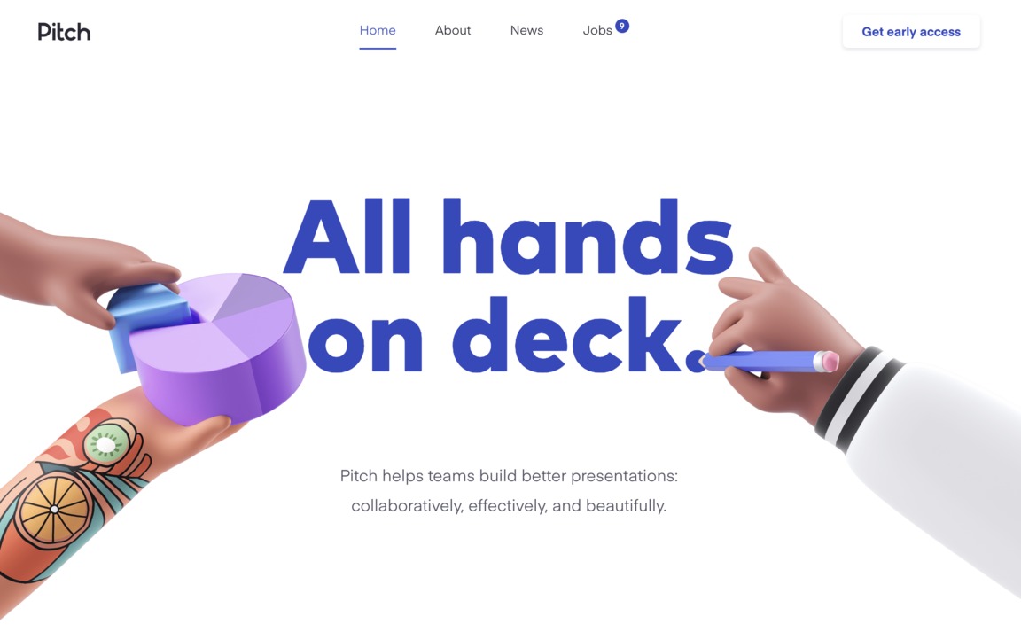 Web Design Inspiration - Pitch