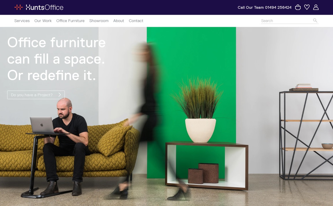 Web Design Inspiration - Hunts Office