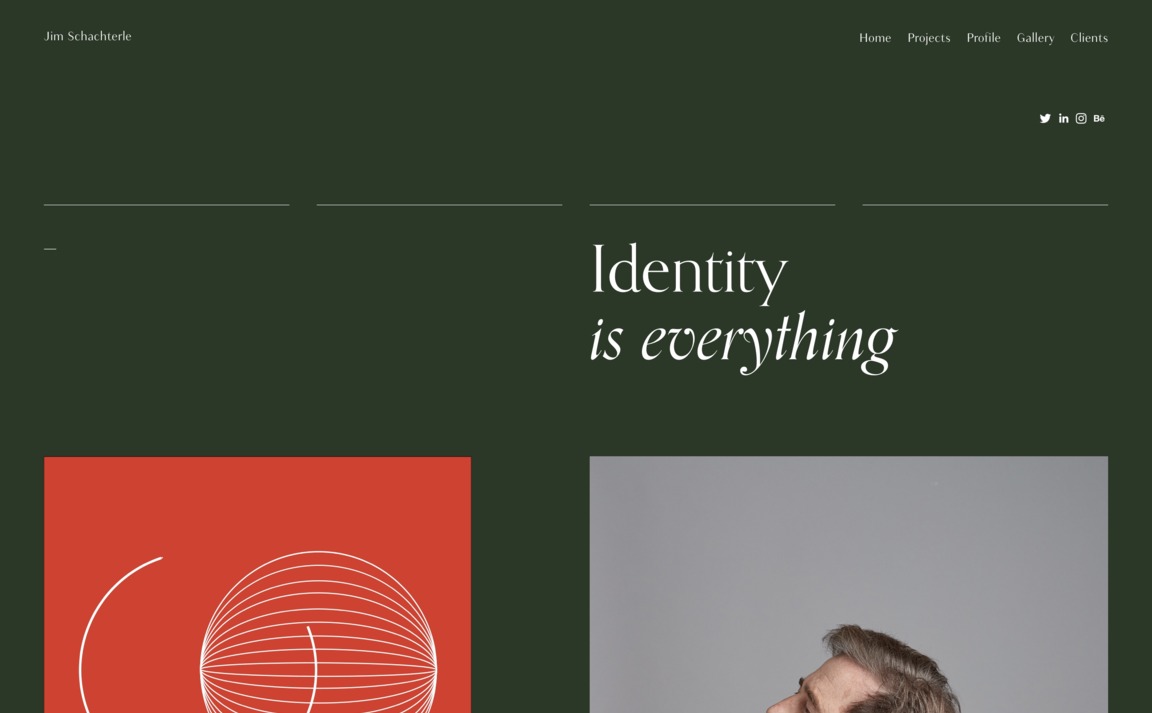 Web Design Inspiration - Jim Schachterle