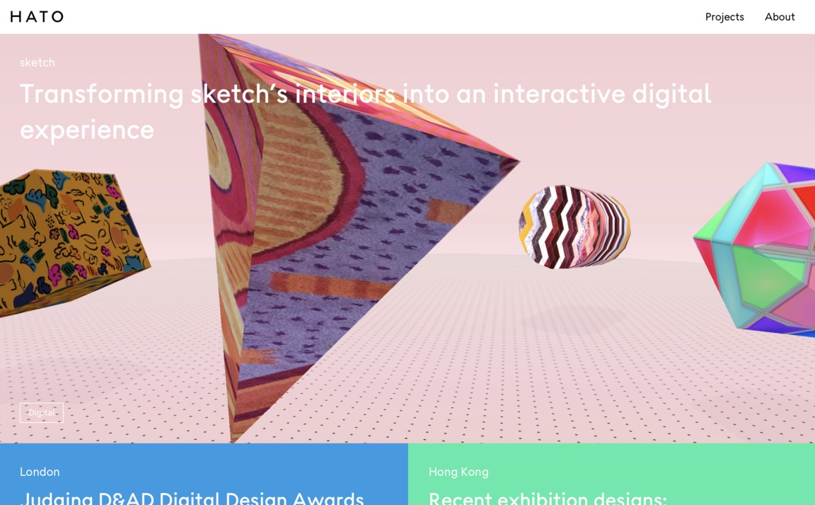 Web Design Inspiration - HATO