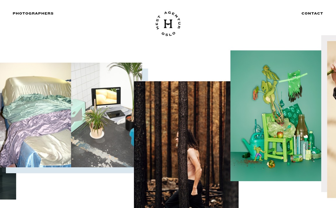 Web Design Inspiration - Hest Agentur Oslo