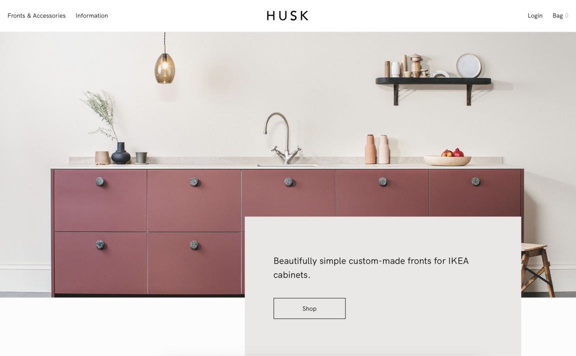 Web Design Inspiration - Husk