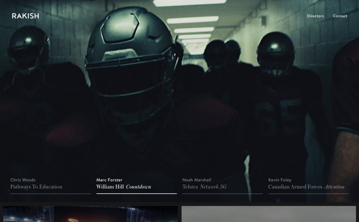Web Design Inspiration - Rakish