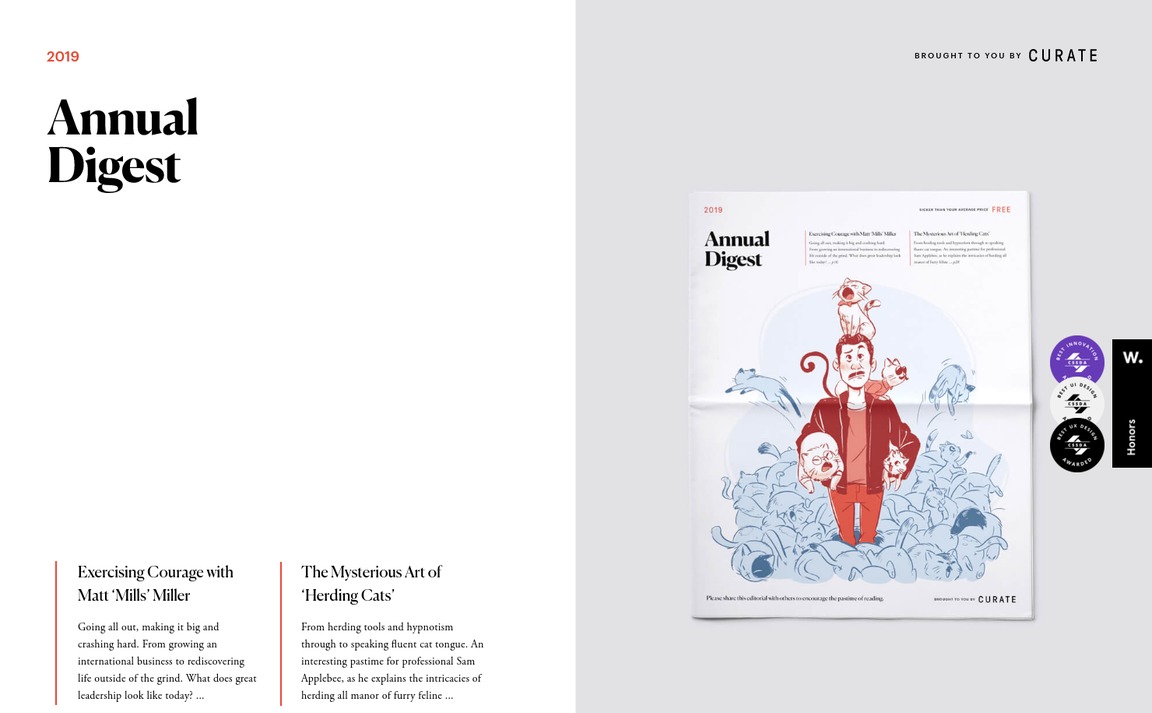 Web Design Inspiration - The Annual Digest 2019