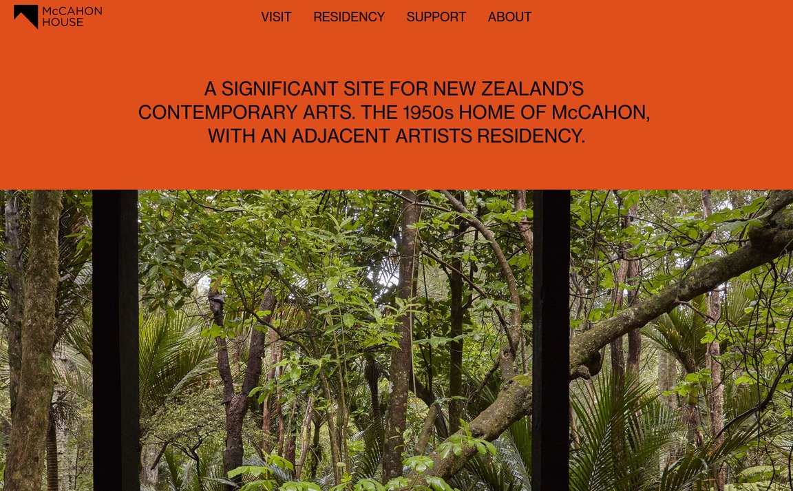 Web Design Inspiration - McCahon House
