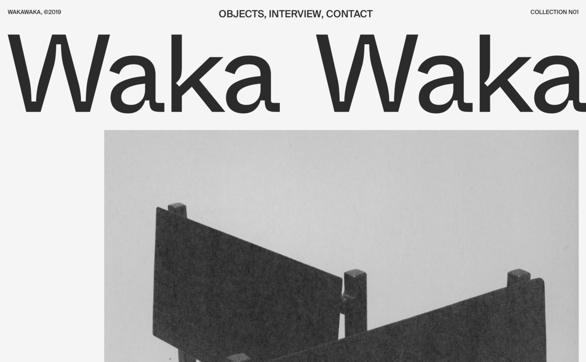 Web Design Inspiration - Waka Waka