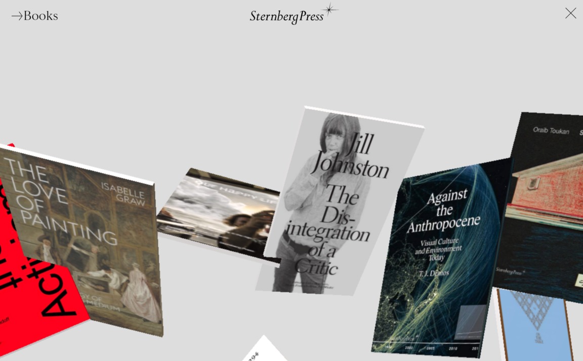 Web Design Inspiration - Sternberg Press