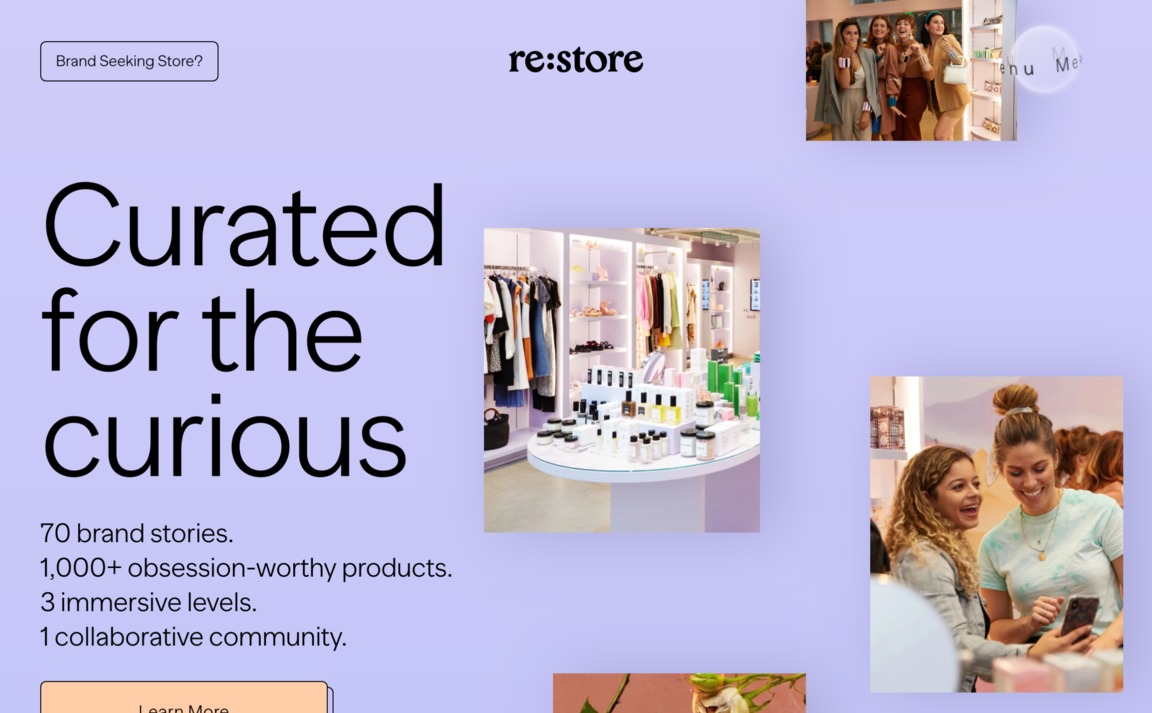 Web Design Inspiration - Re:store