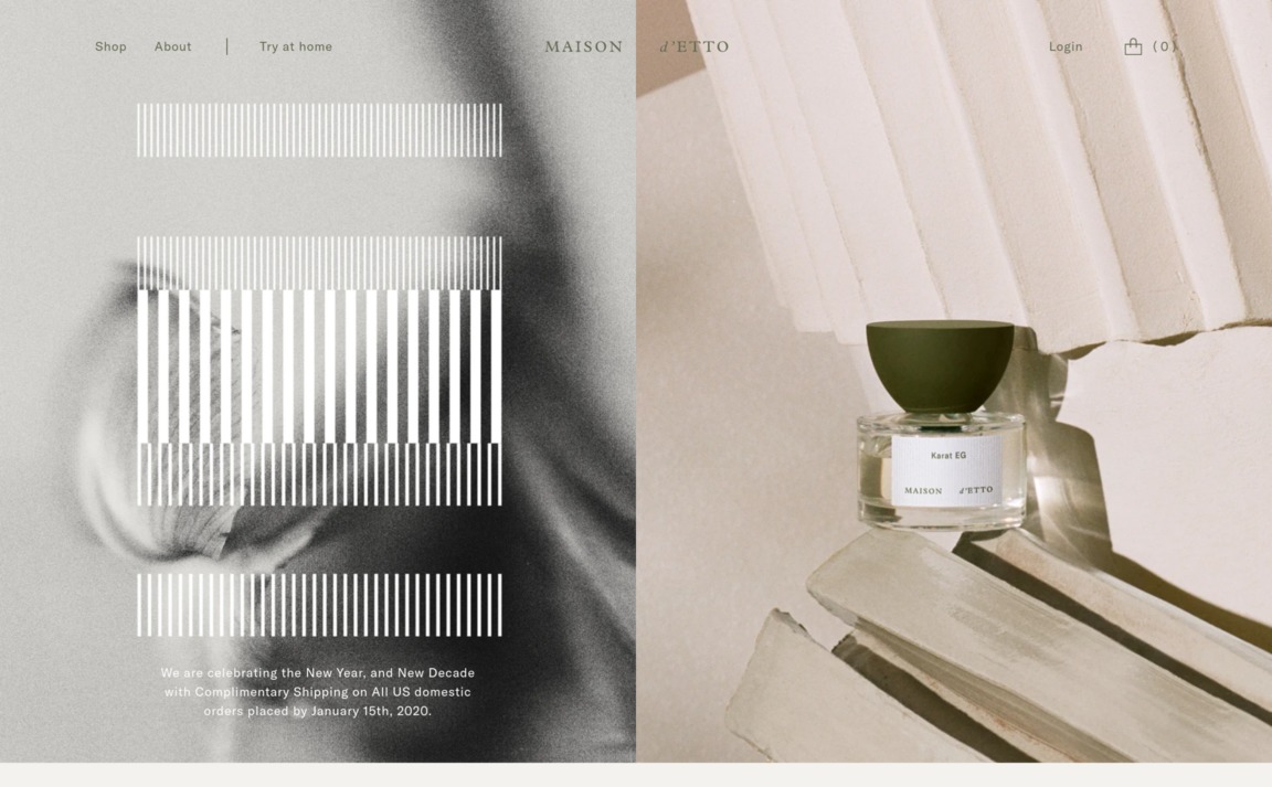 Web Design Inspiration - Maison d’Etto