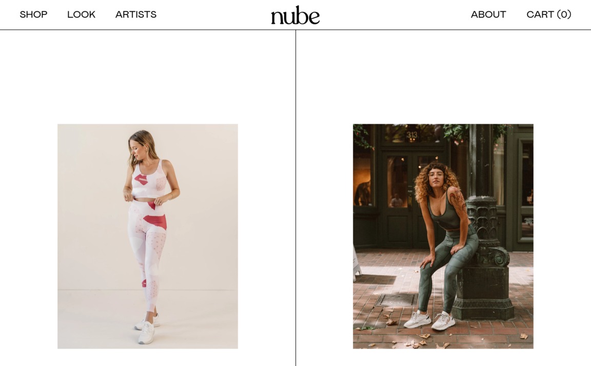 Web Design Inspiration - Nube