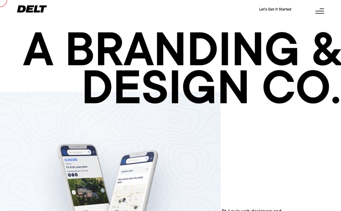 Web Design Inspiration - Delt