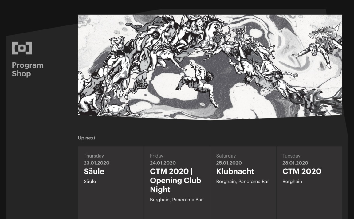 Web Design Inspiration - Berghain