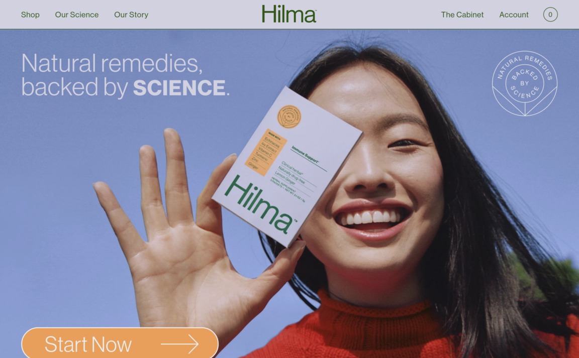 Web Design Inspiration - Hilma