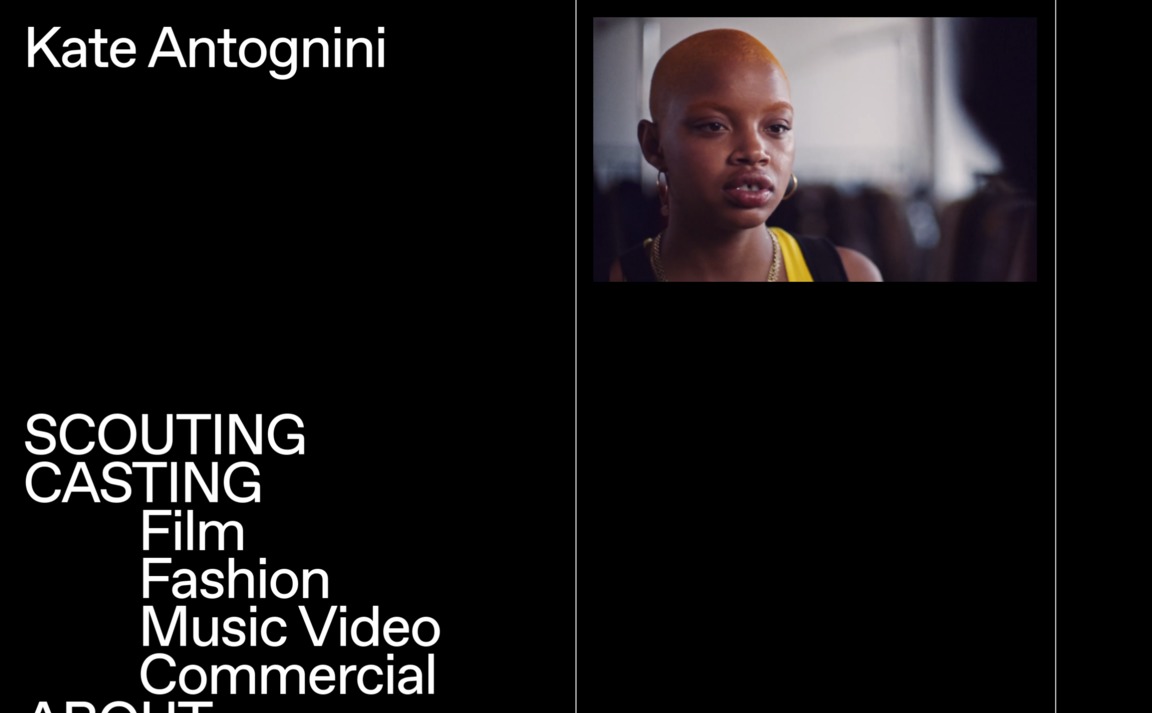 Web Design Inspiration - Kate Antognini