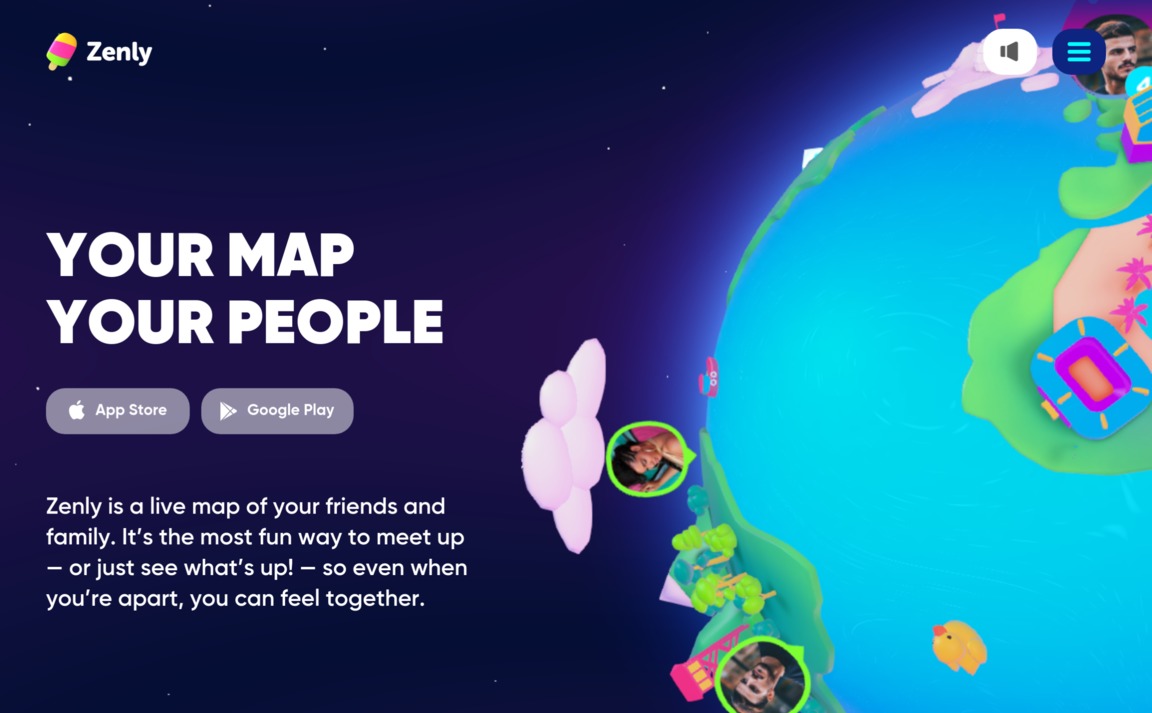 Web Design Inspiration - Zenly