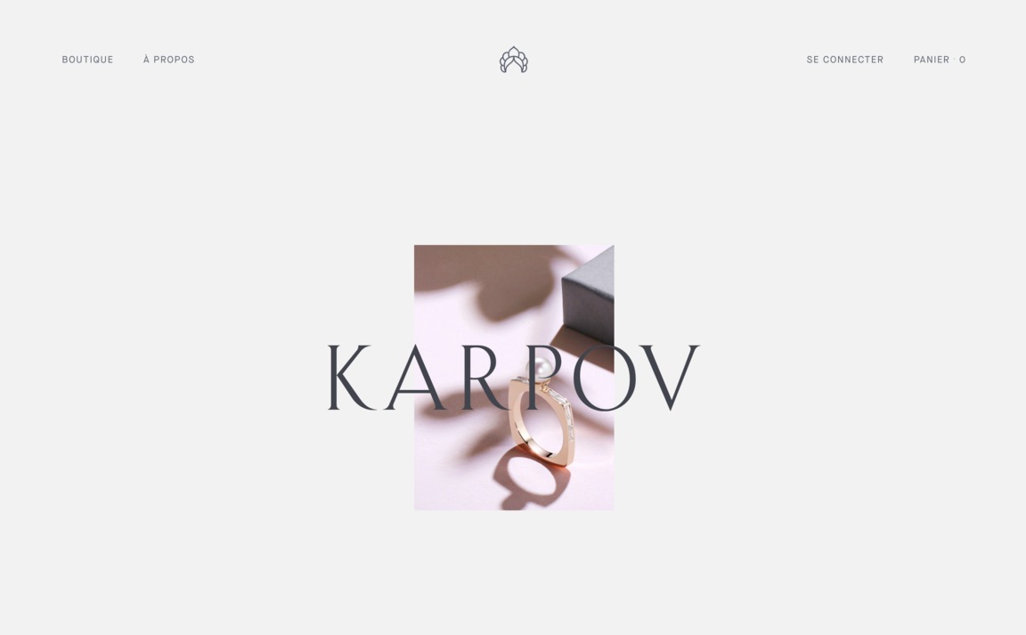 Web Design Inspiration - Karpov Paris