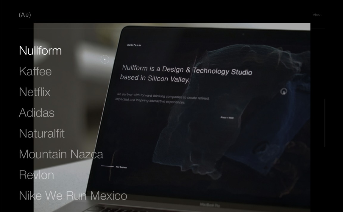 Web Design Inspiration - Angel Estrada