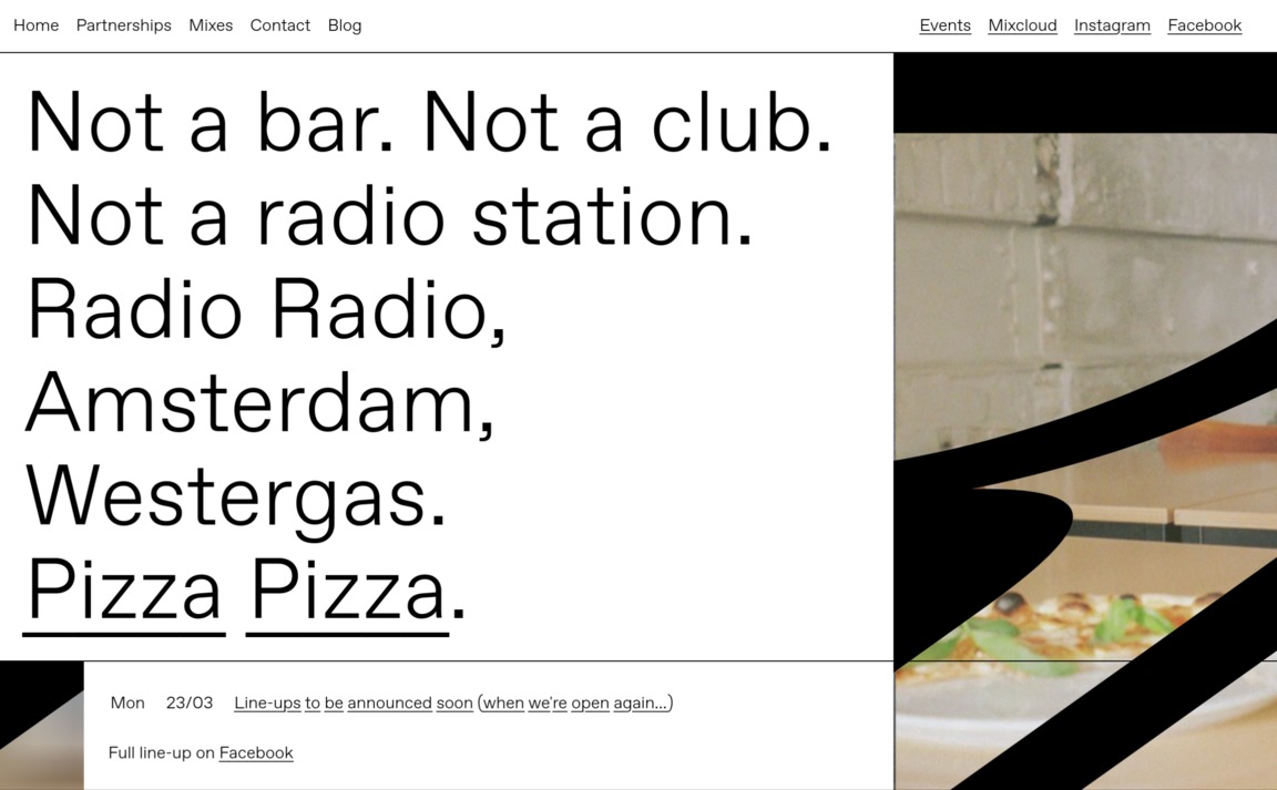 Web Design Inspiration - Radio Rado