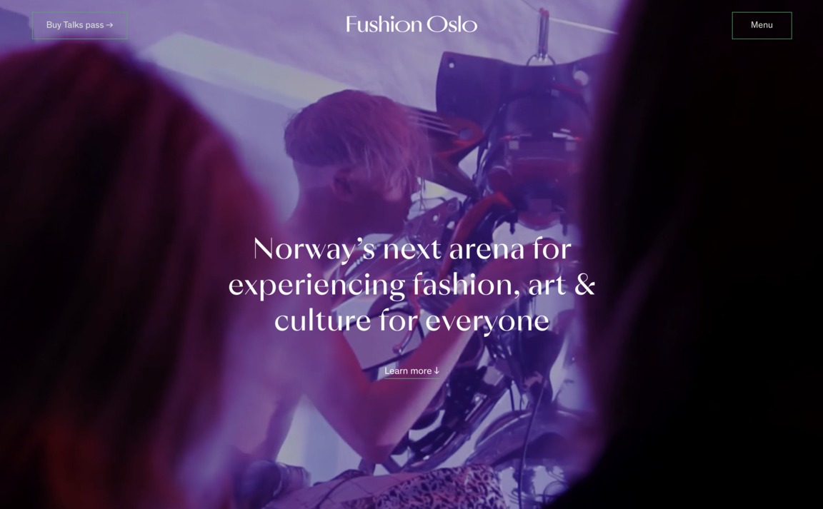 Web Design Inspiration - Fushion Oslo