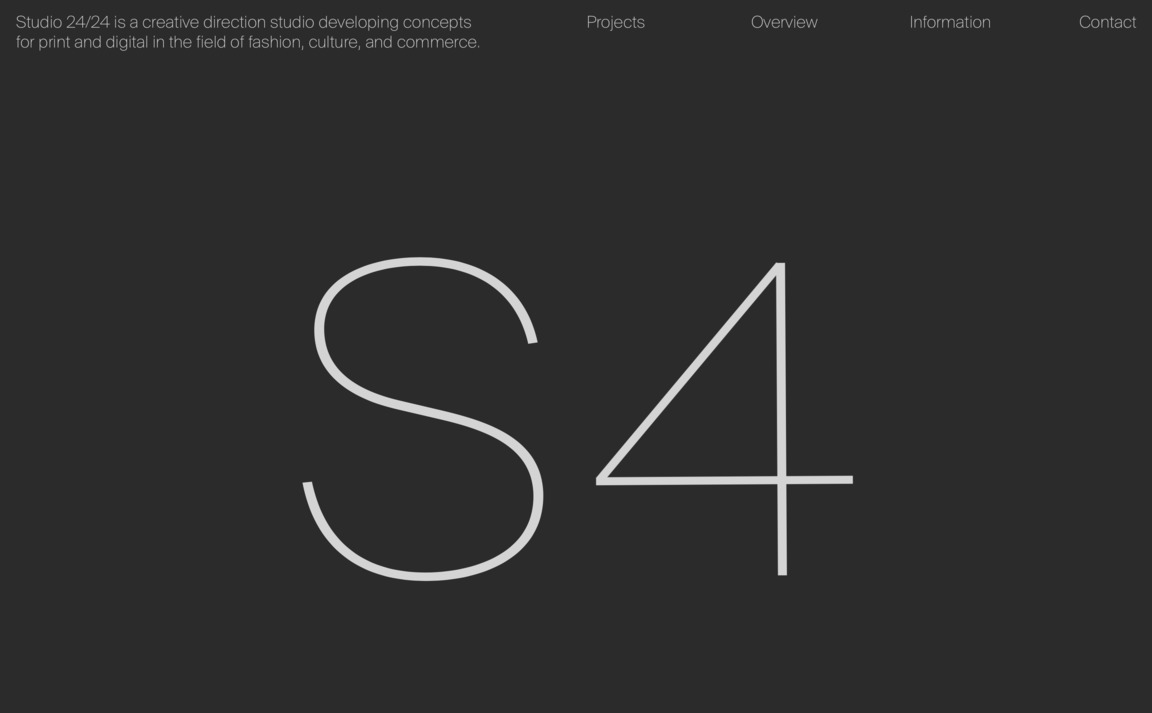 Web Design Inspiration - Studio 24/24