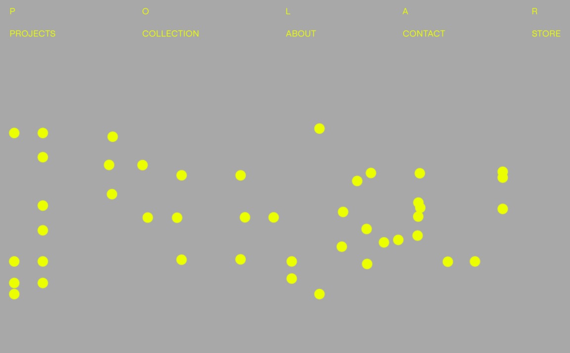Web Design Inspiration - Polar
