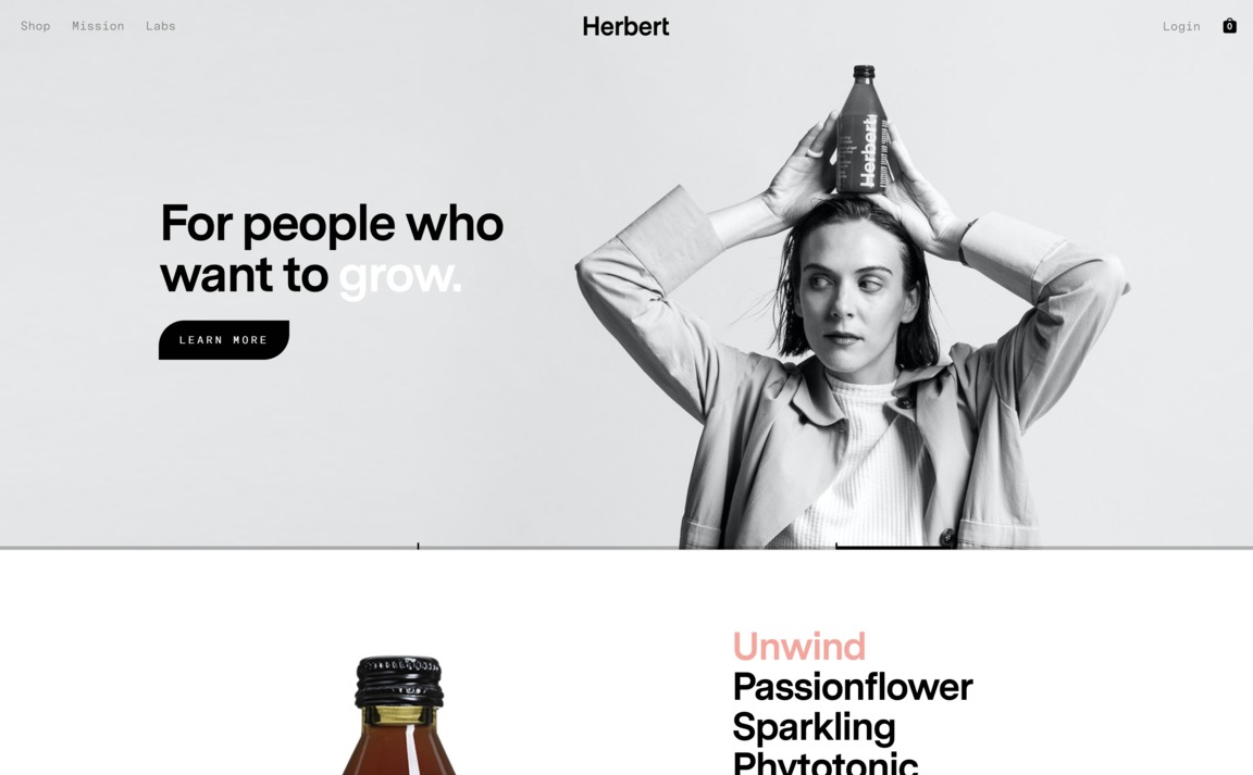Web Design Inspiration - Herbert Labs