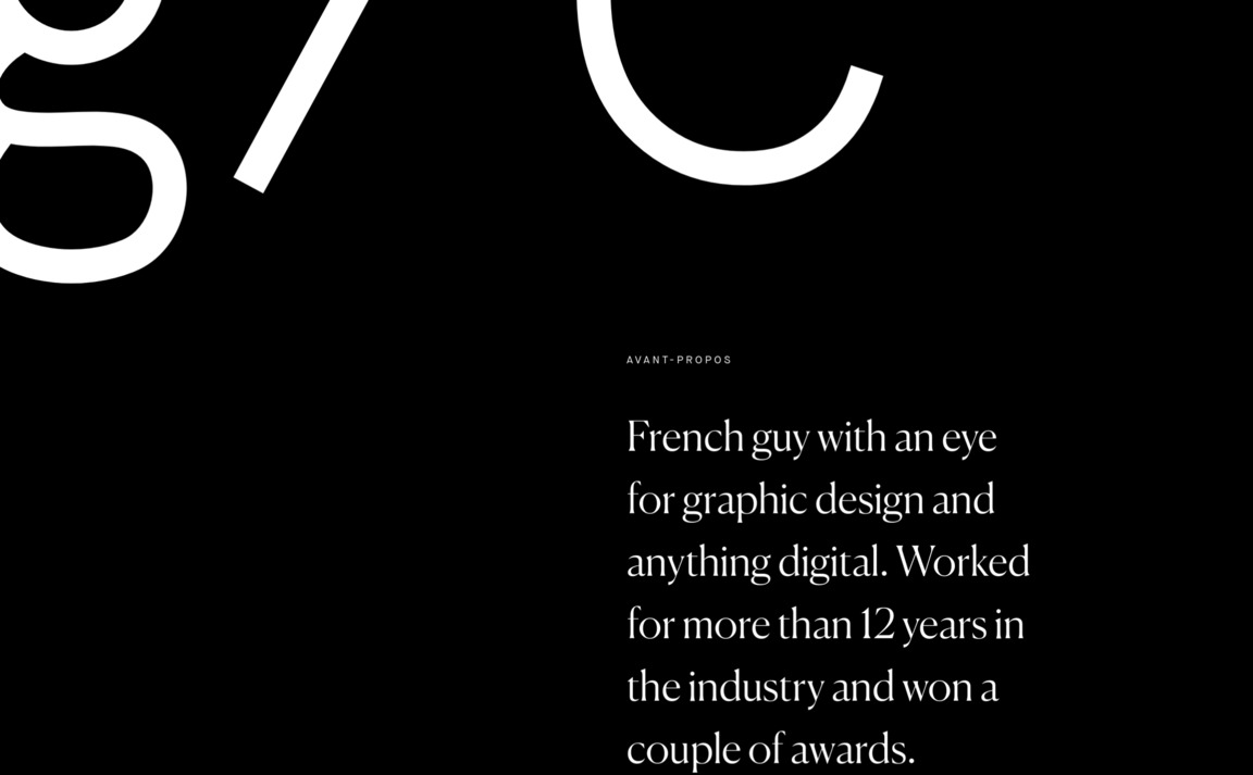 Web Design Inspiration - Gabriel Contassot