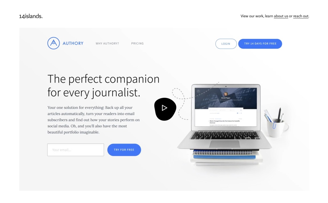 Web Design Inspiration - 14islands