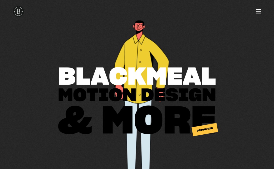 Web Design Inspiration - Blackmeal