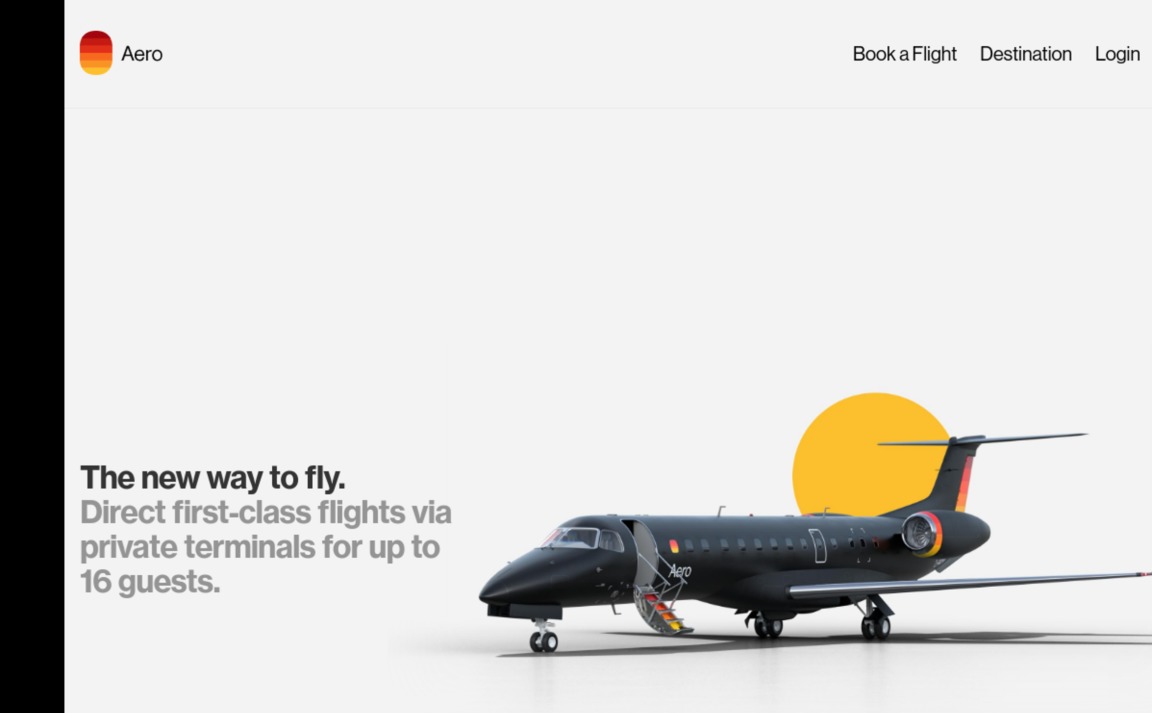 Web Design Inspiration - Aero