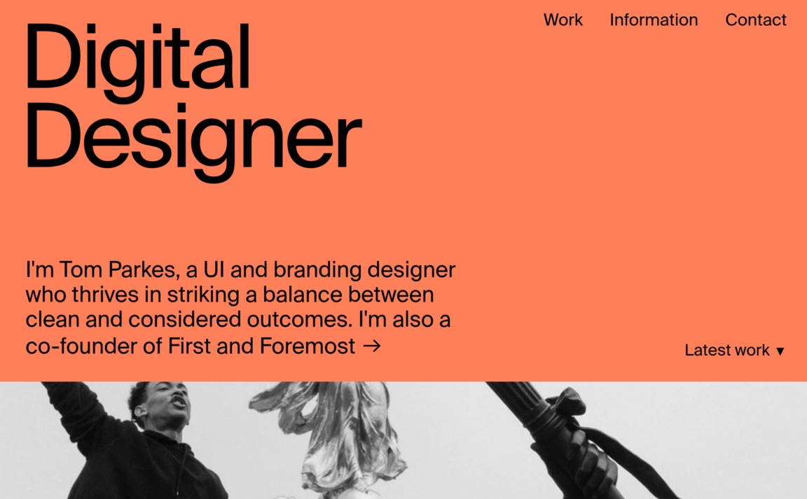 Web Design Inspiration - Tom Parkes