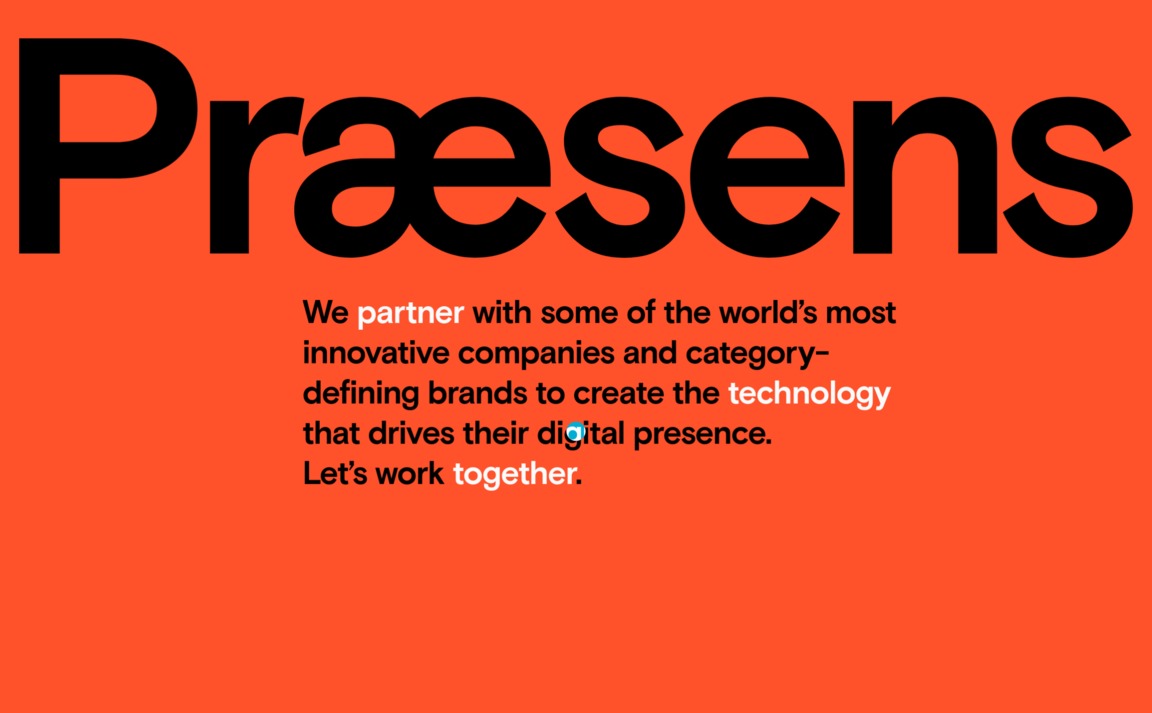 Web Design Inspiration - Præsens