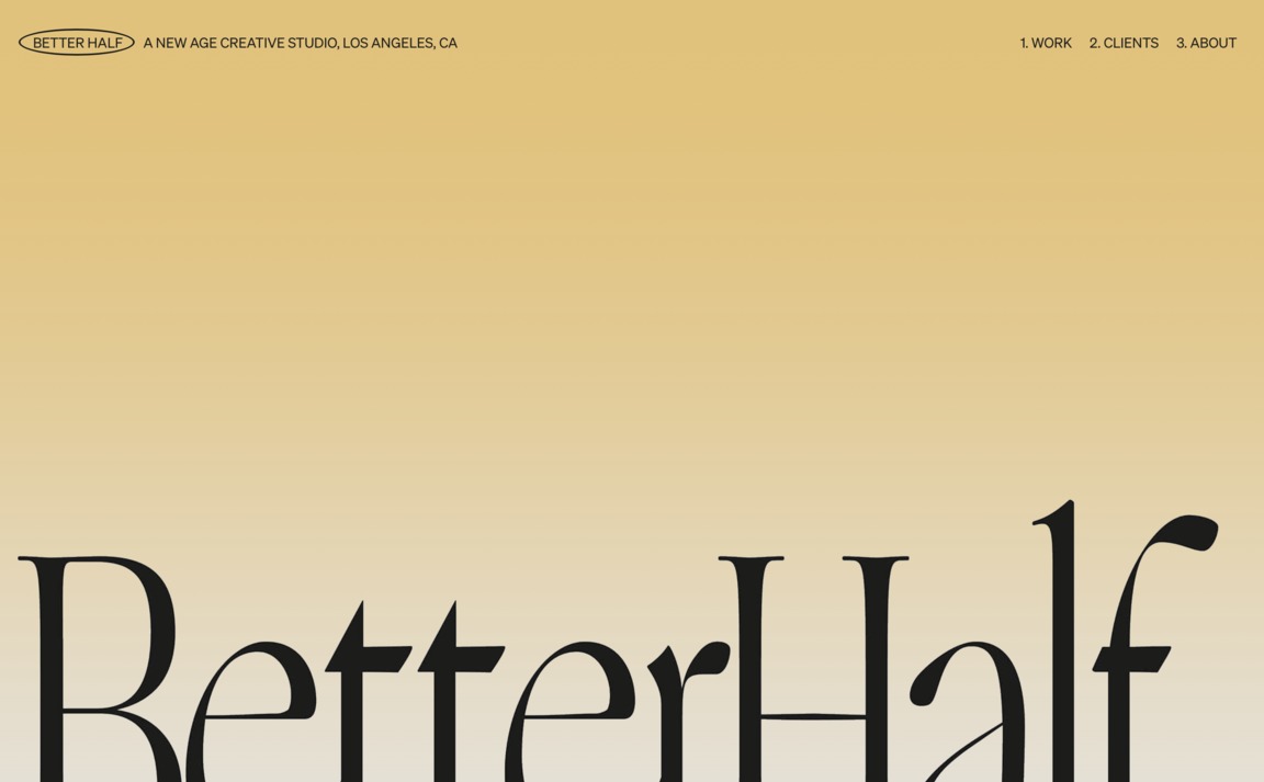 Web Design Inspiration - Better Half