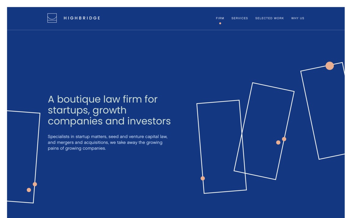 Web Design Inspiration - Highbridge