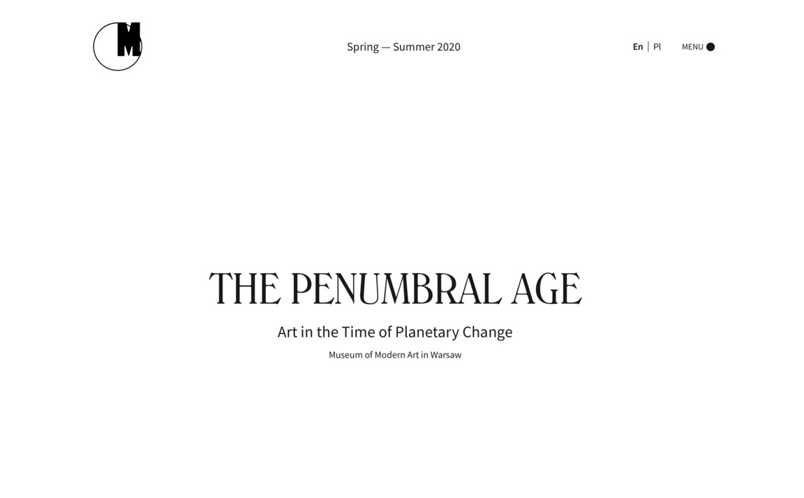Web Design Inspiration - The Penumbral Age