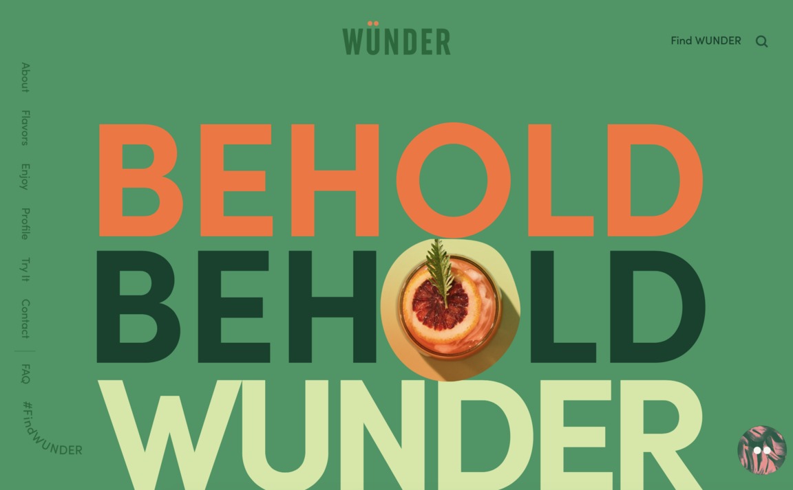 Web Design Inspiration - Wunder