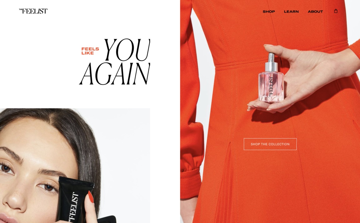 Web Design Inspiration - The Feelist