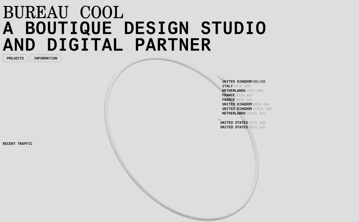 Web Design Inspiration - Bureau Cool