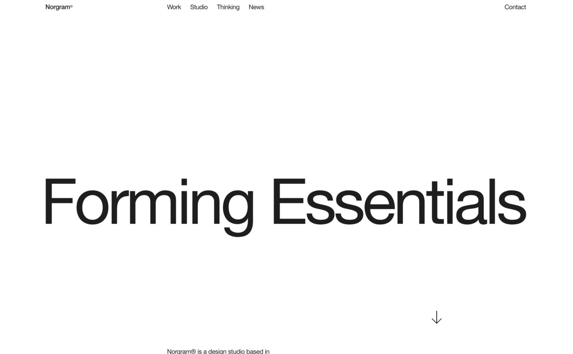 Web Design Inspiration - Norgram